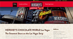 Desktop Screenshot of hersheyschocolateworldlasvegas.com